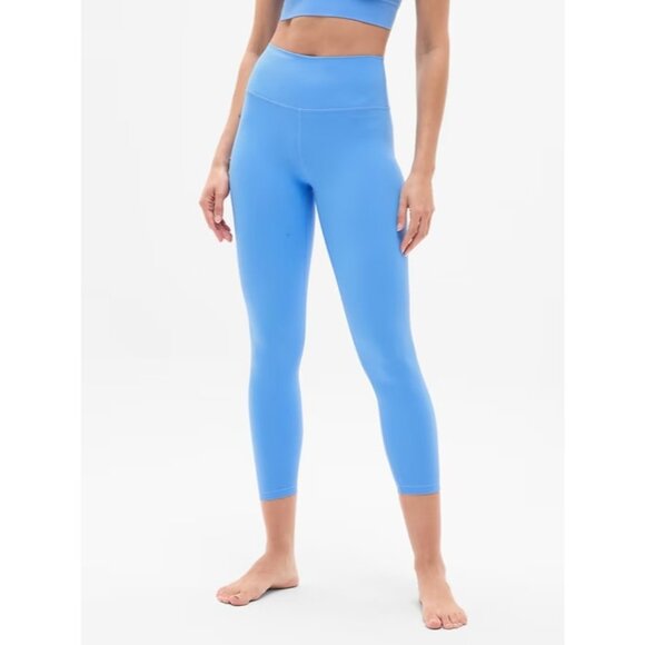 NEW! Athleta S Small Transcend High Rise 7/8 Legging Cornflower Small - Picture 1 of 6